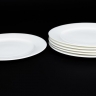 Набор обеденных тарелок Rulanda Белый 25см 6шт