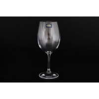 Набор бокалов на длинной ножке для вина Crystalite Bohemia Клара 450мл 6шт