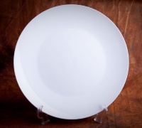 Белая тарелка АККУ Шар 12,7см
