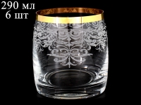 Набор стаканов для виски (рома) Bohemia Каскад 290мл 6шт