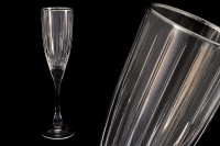 Набор подарочных бокалов для шампанского Same Пиза серебро 150 мл 6 шт