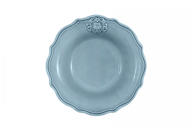 Тарелка суповая Nuova Cer Аральдо (голубой) 20,5см