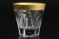 Набор стаканов для водки и виски Crystalite Bohemia Аполло 230мл 6шт (золото)