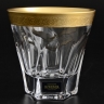 Набор стаканов для виски Crystalite Bohemia Аполло 230мл 6шт (золото)