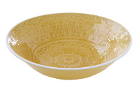 Тарелка (золотая) суповая R2S Ambiente жёлтая 18см